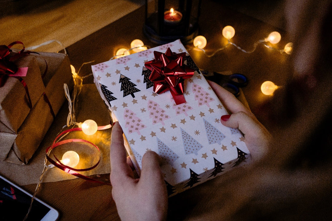 Hands holding the perfect Christmas Present