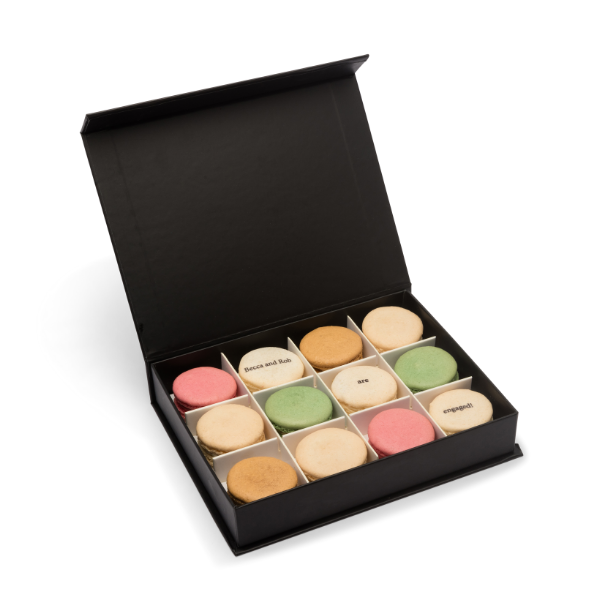 Personalised Message Macaron Gift Box