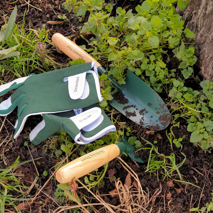 Luxury Personalised Leather Gardening Gloves