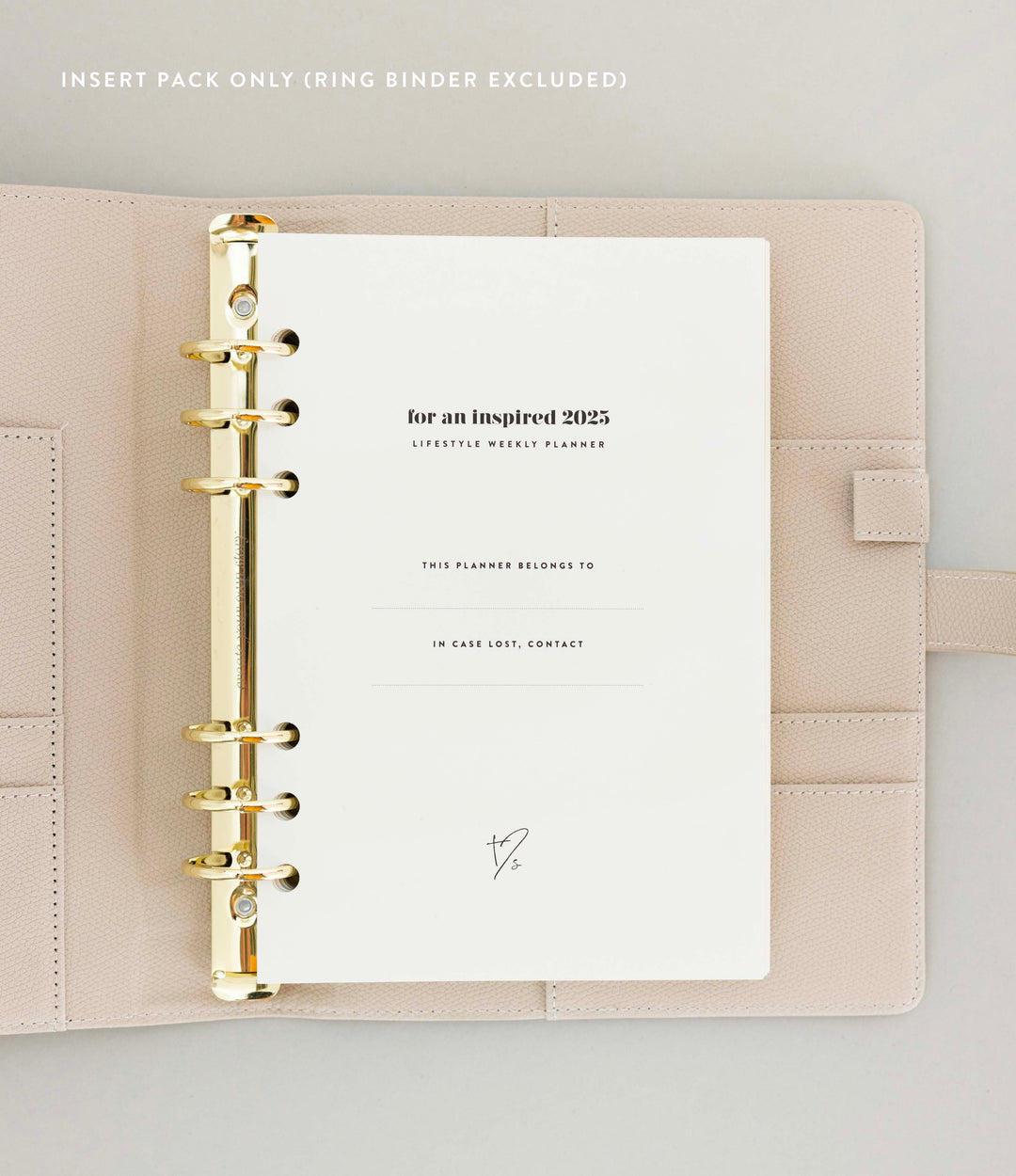 2025 Lifestyle Weekly Planner Insert Pack