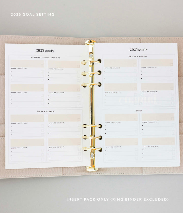 2025 Lifestyle Weekly Planner Insert Pack