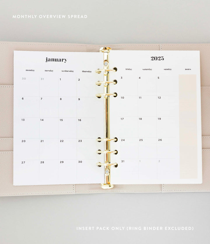 2025 Lifestyle Weekly Planner Insert Pack