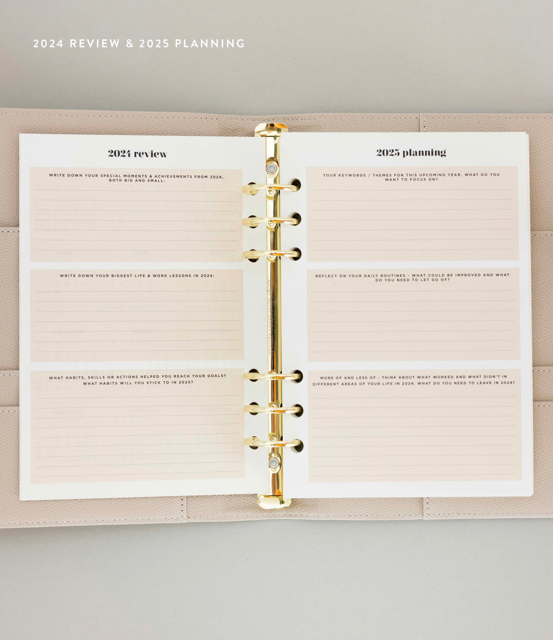 2025 Lifestyle Weekly Planner Set