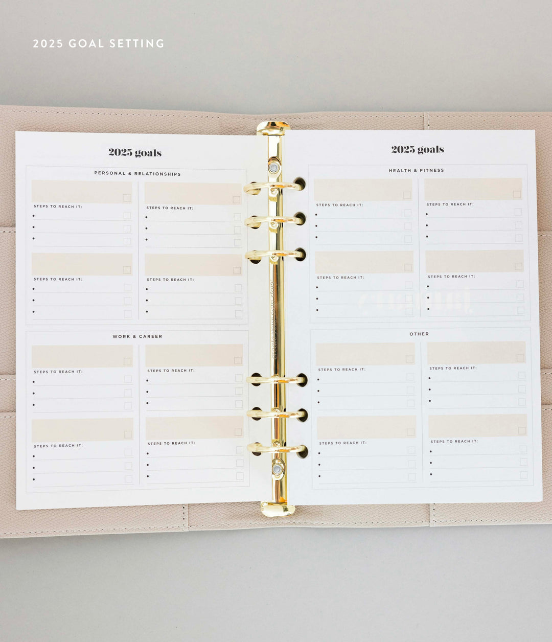 2025 Lifestyle Weekly Planner Set
