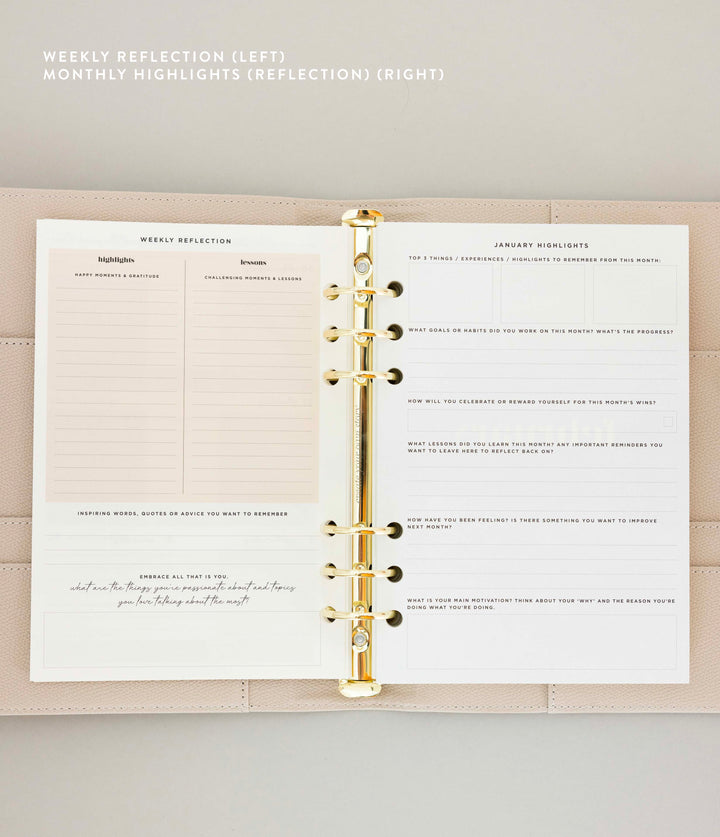 2025 Lifestyle Weekly Planner Set