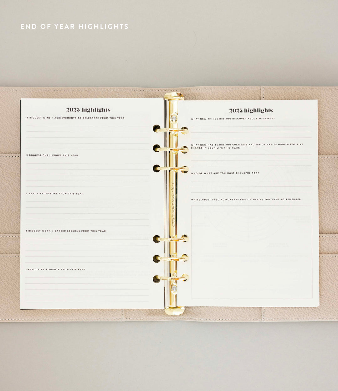 2025 Lifestyle Weekly Planner Set