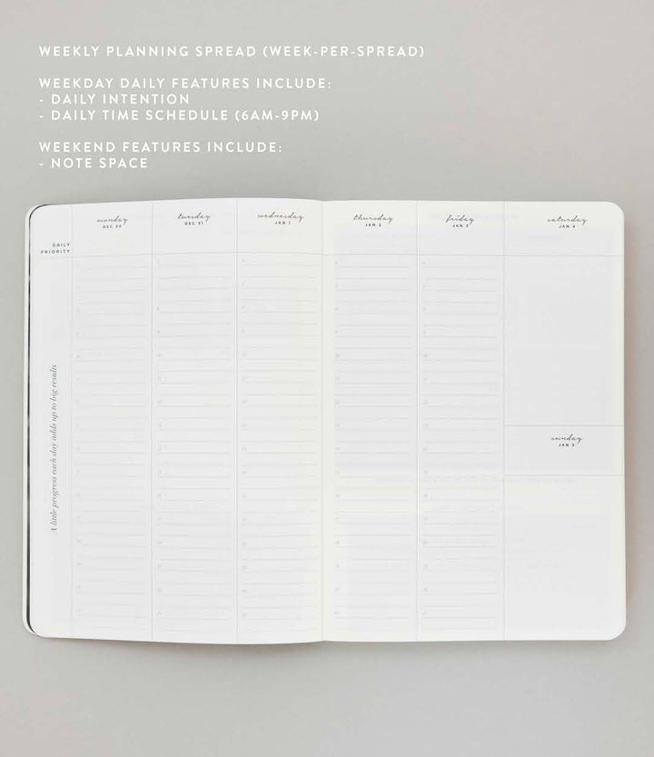2025 Limited Edition Vertical Weekly Planner