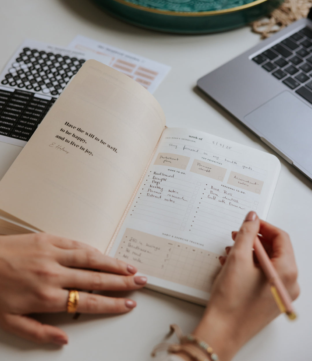 Weekly Lifestyle Planner