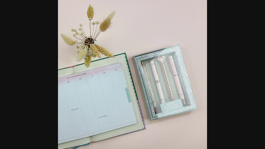 Rose Gold Metal Pen Set