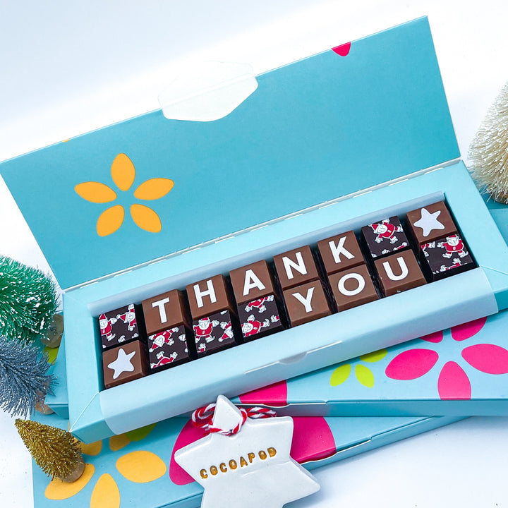 Festive Thank You Christmas Chocolates