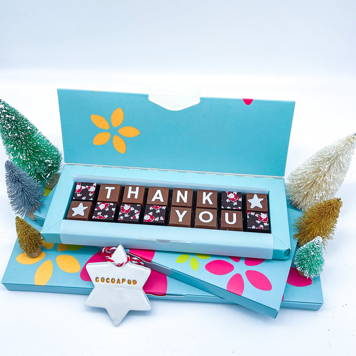 Festive Thank You Christmas Chocolates