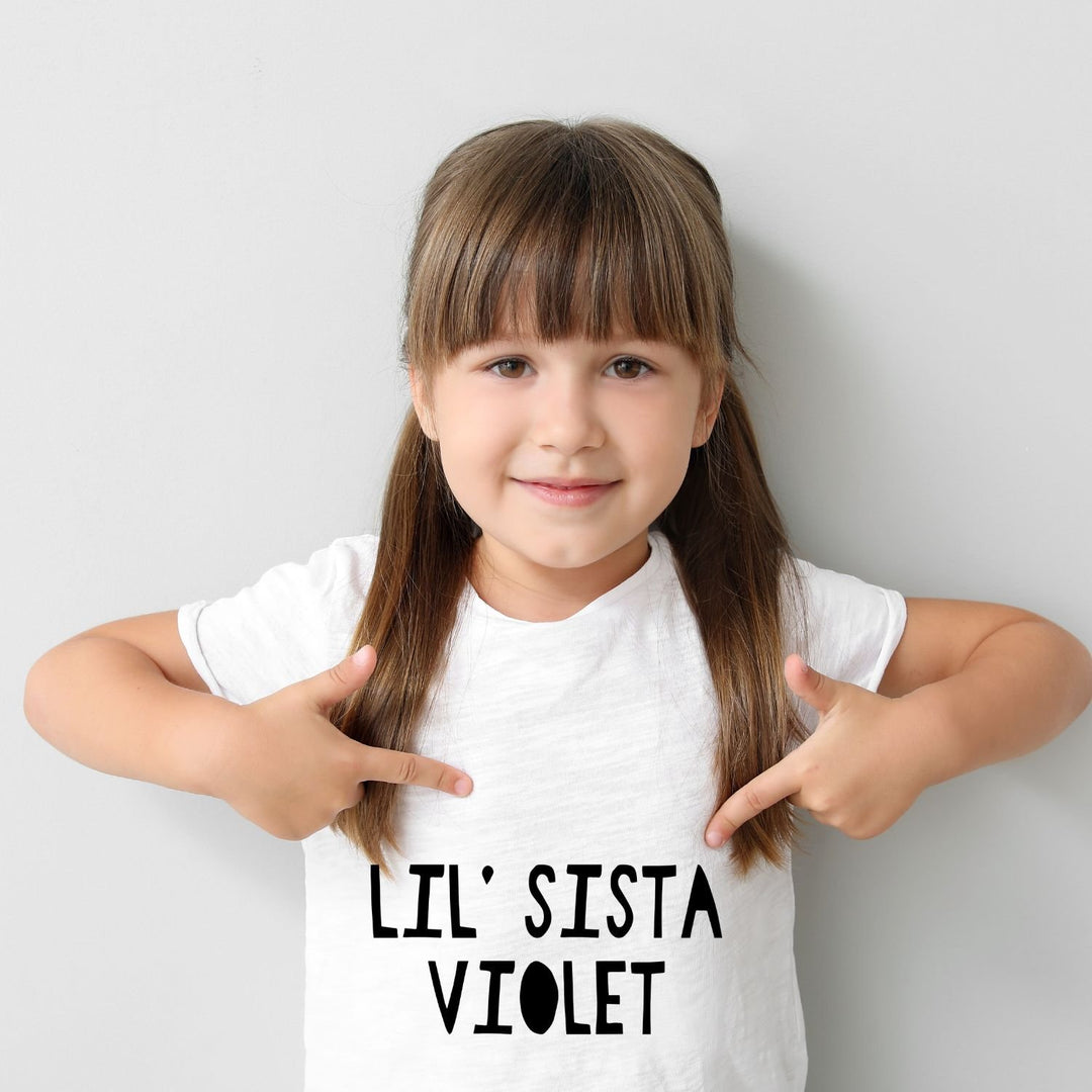 Sibling Love Personalised T-shirt and Baby Grow Set
