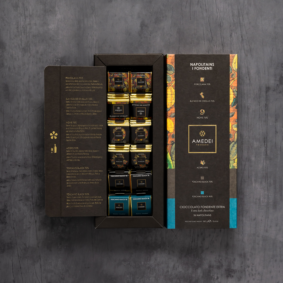 Luxurious Dark Chocolate Napolitains Collection