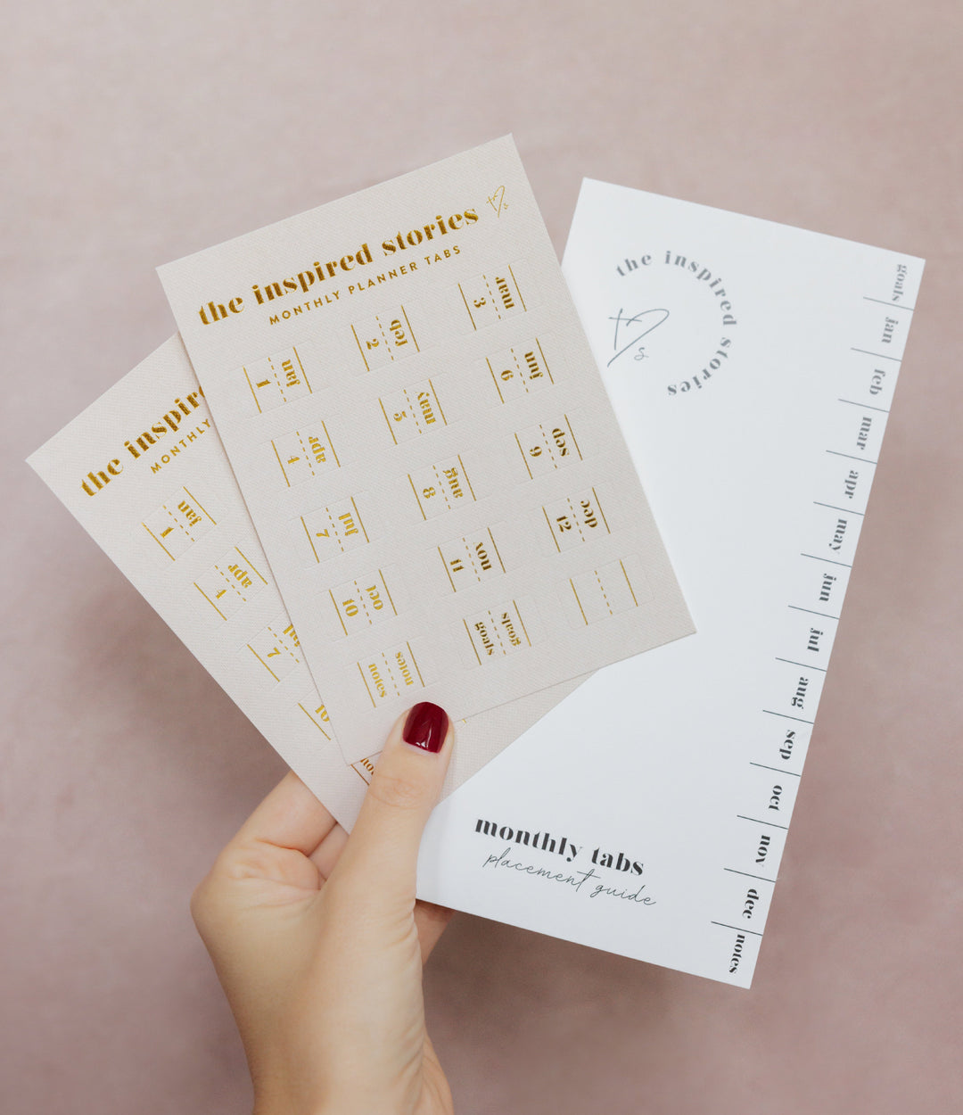 Monthly Planner Tabs