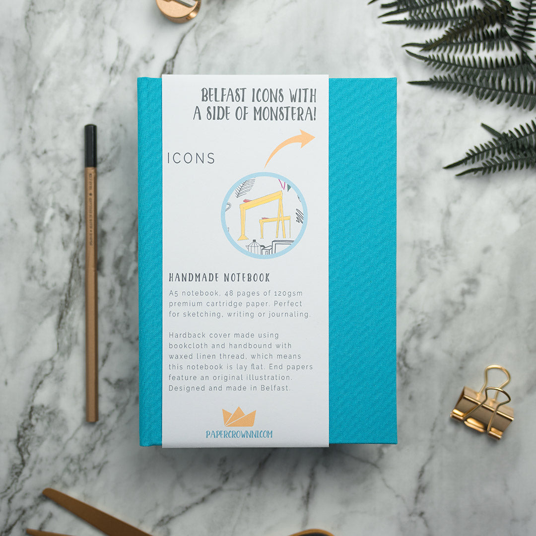 Belfast Icons A5 Notebook