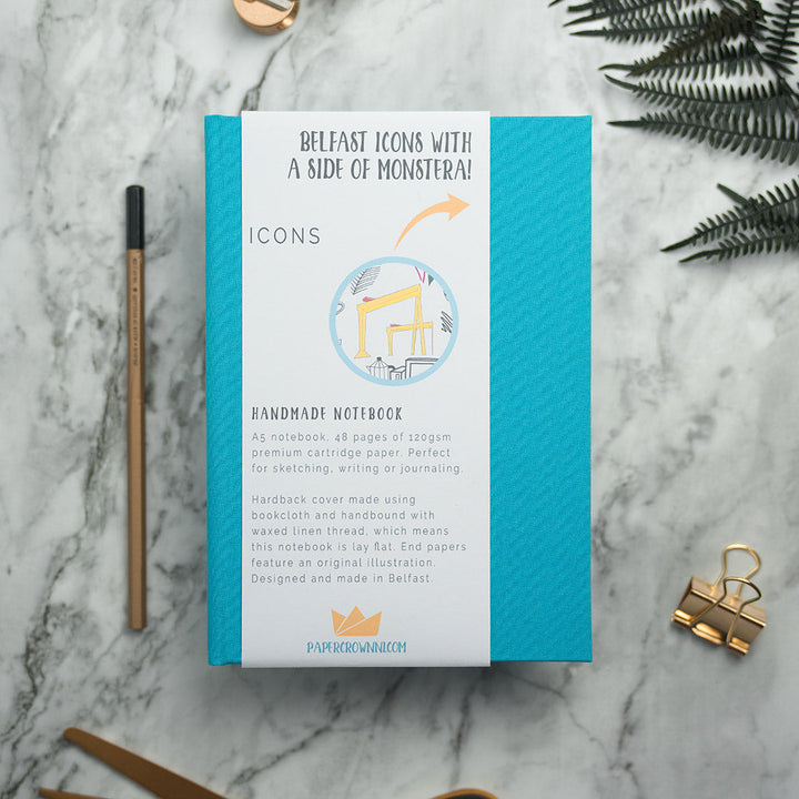 Belfast Icons A5 Notebook