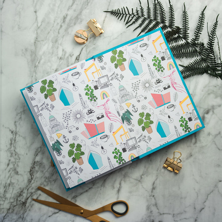 Belfast Icons A5 Notebook