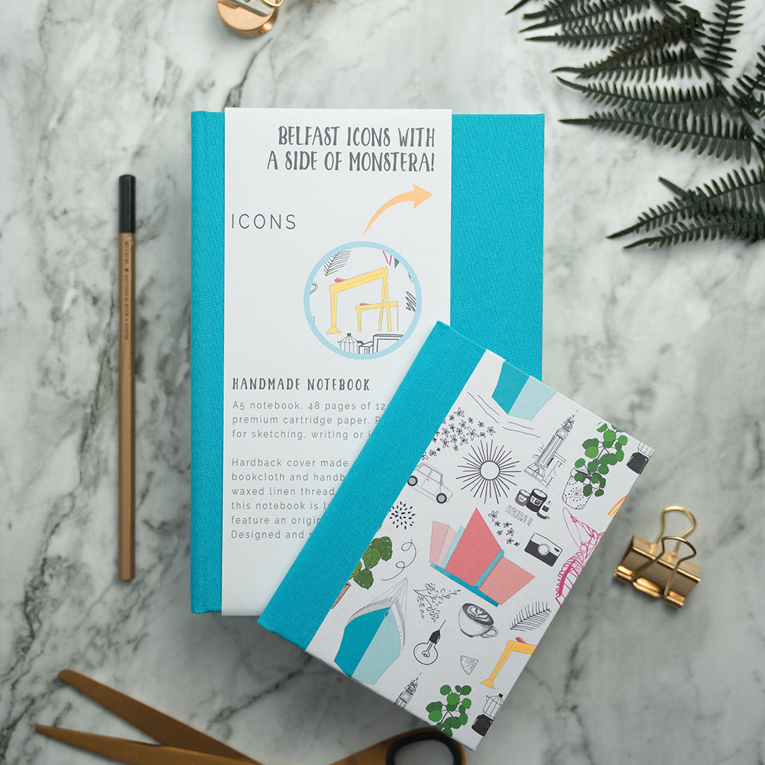 Belfast Icons A5 Notebook