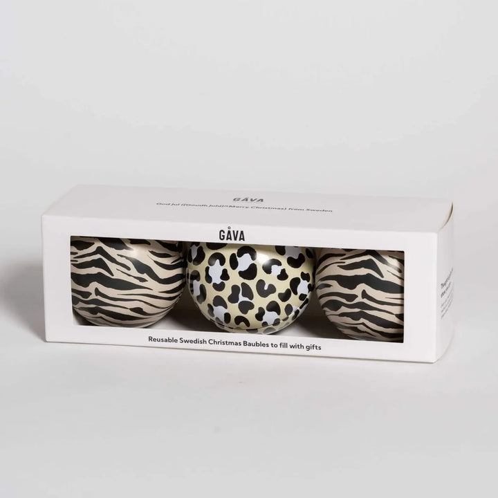 Scandi Bauble Trio with Chocolate Truffles