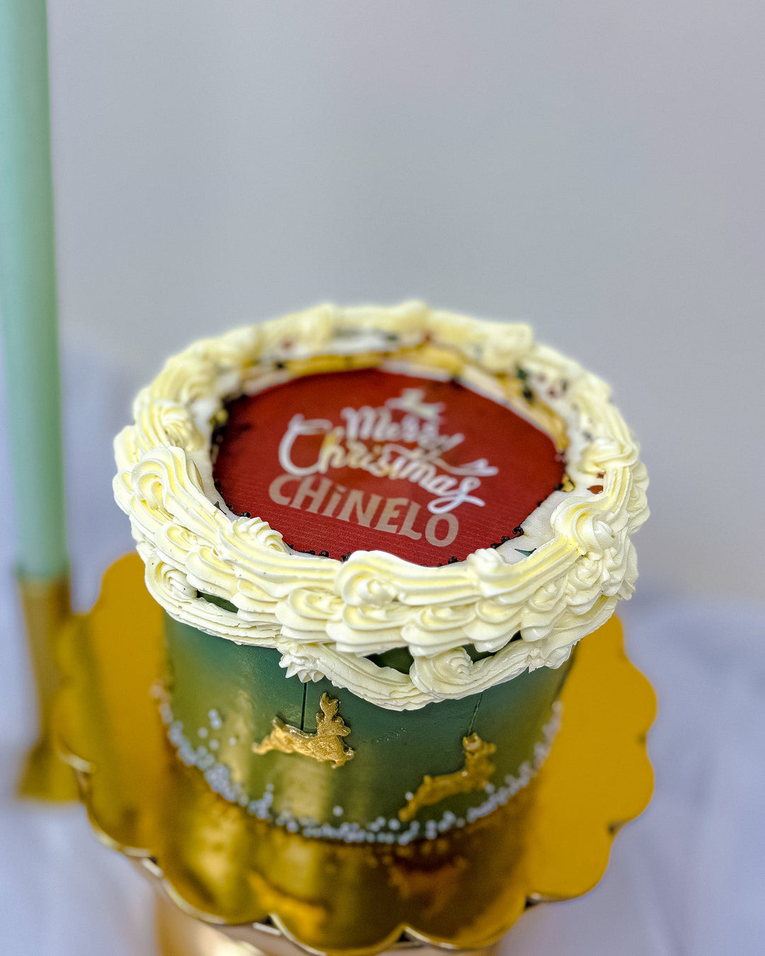 Enchanted Christmas Burn Away Cake