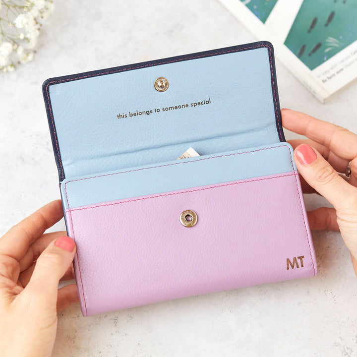Stylish Personalised Leather Wallet