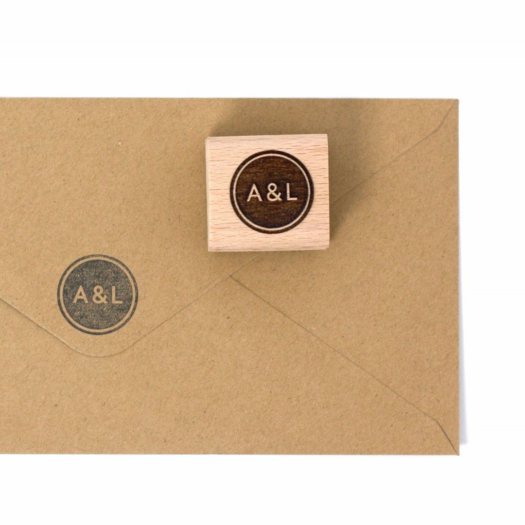 Monogram Rubber Stamp