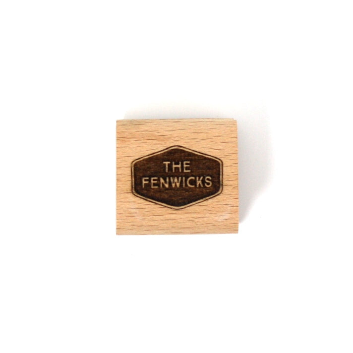Monogram Rubber Stamp