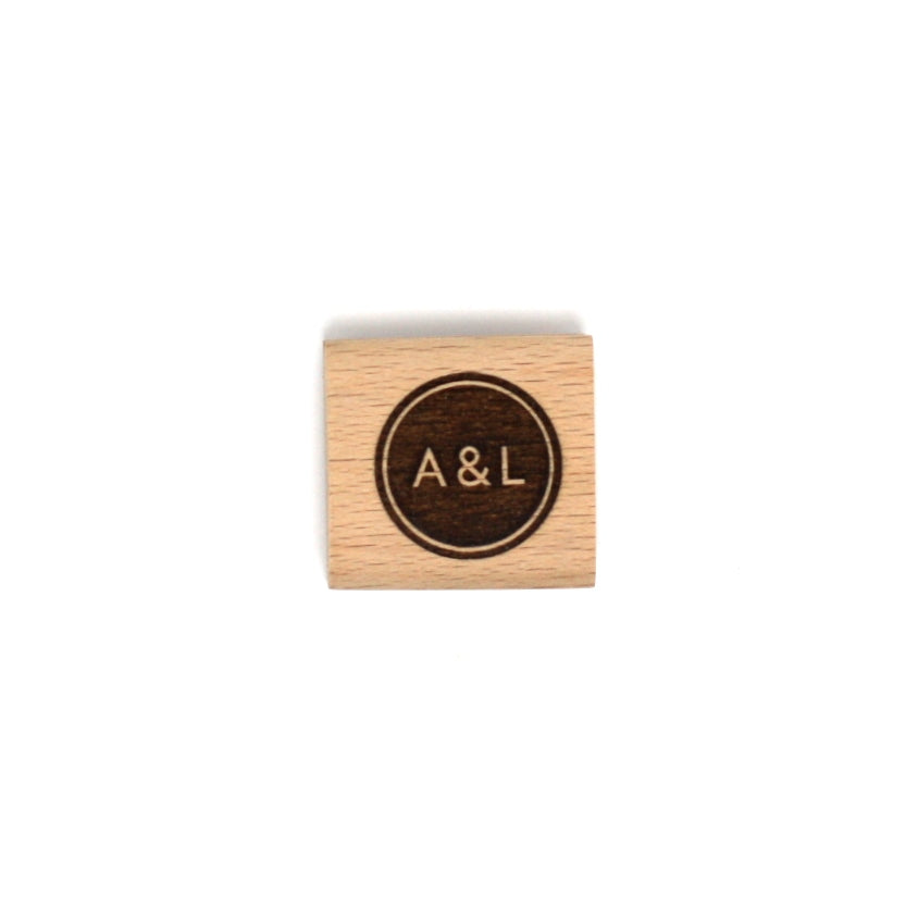 Monogram Rubber Stamp