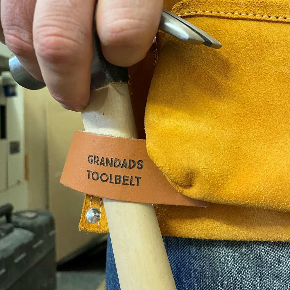 Personalised Leather Tool Belt