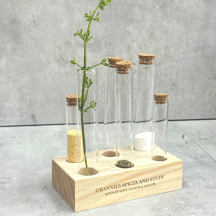Elegant Herb and Spice Display