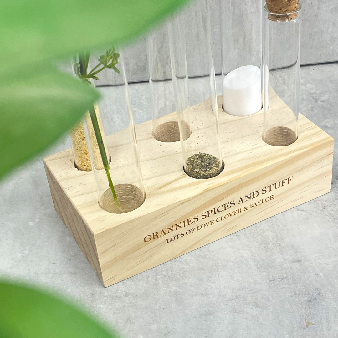 Elegant Herb and Spice Display