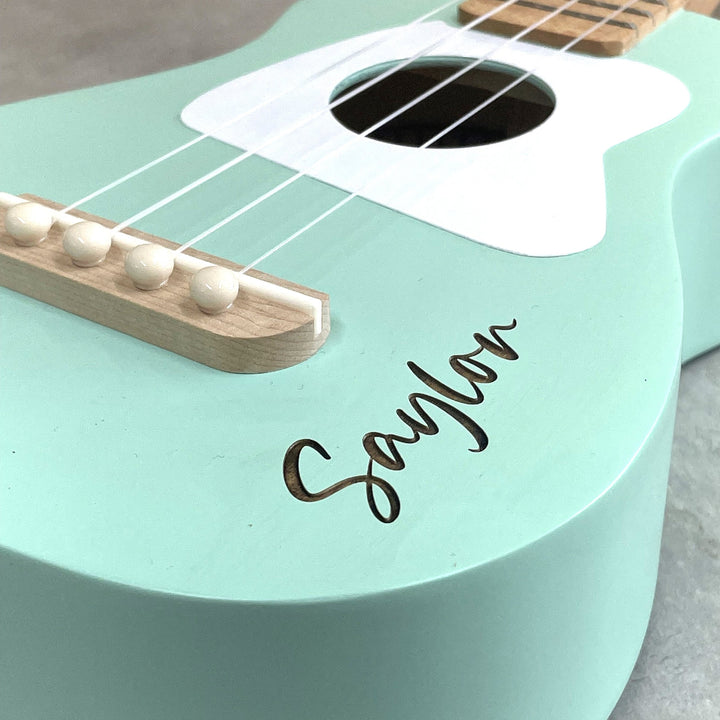 Personalised Wooden Loog Ukulele