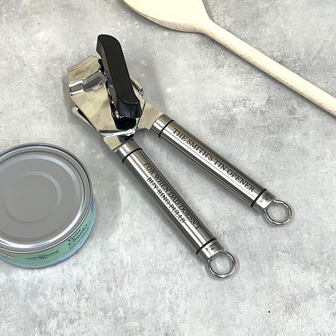 Personalised Tin Opener