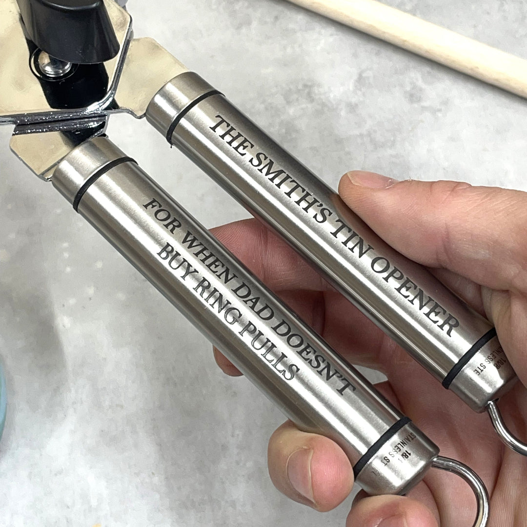Personalised Tin Opener
