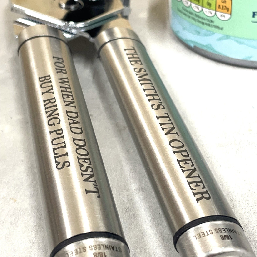 Personalised Tin Opener
