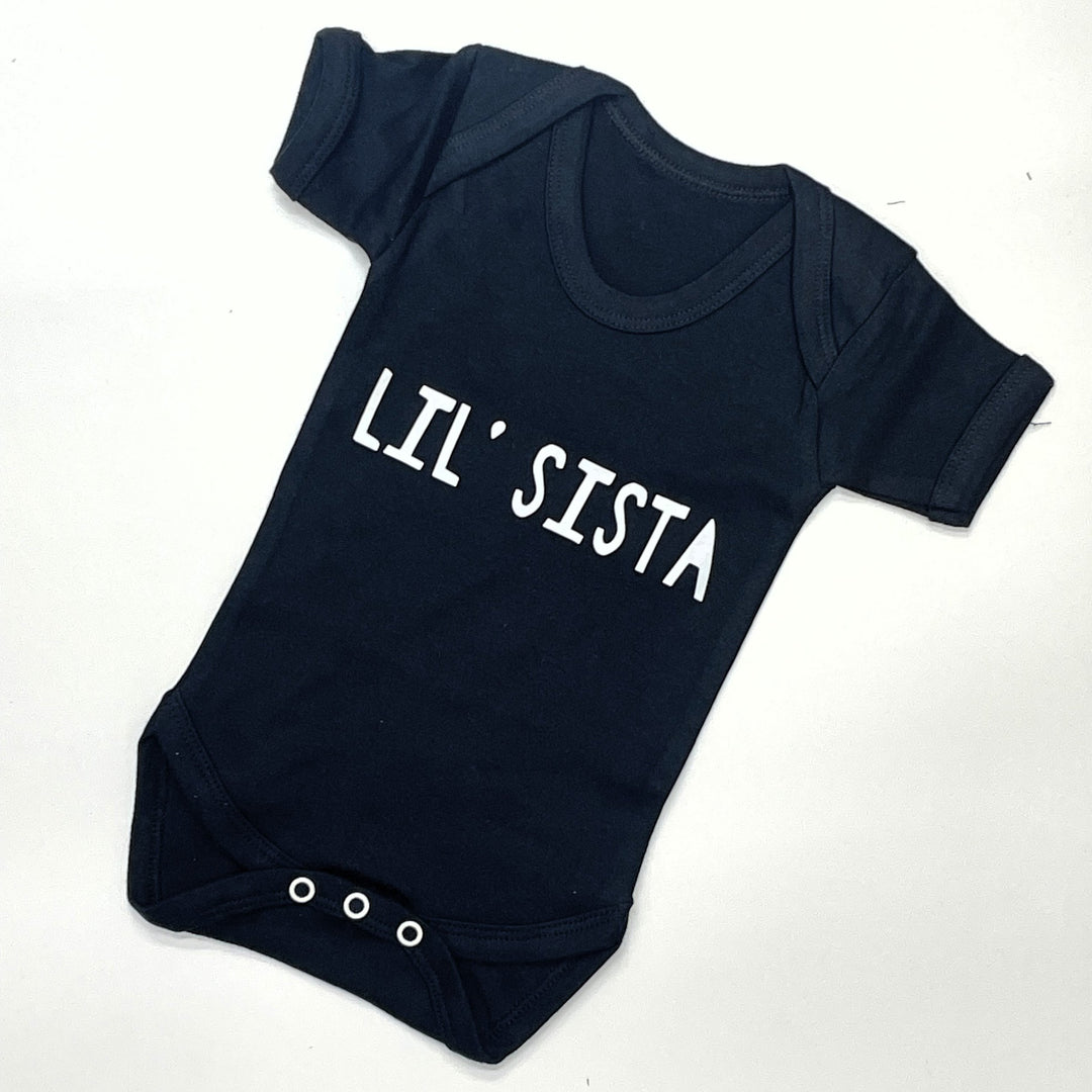 Sibling Love Personalised T-shirt and Baby Grow Set