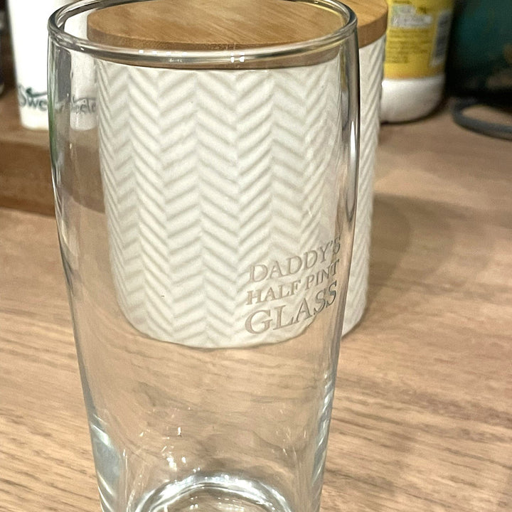 Sophisticated Personalised Half Pint Glass