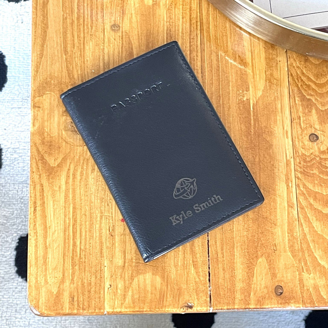 Explorer's Leather Passport Holder