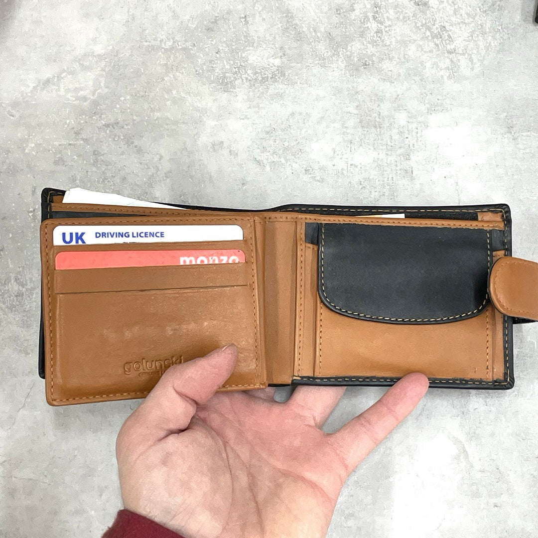 Stylish Leather Wallet with Personalisation