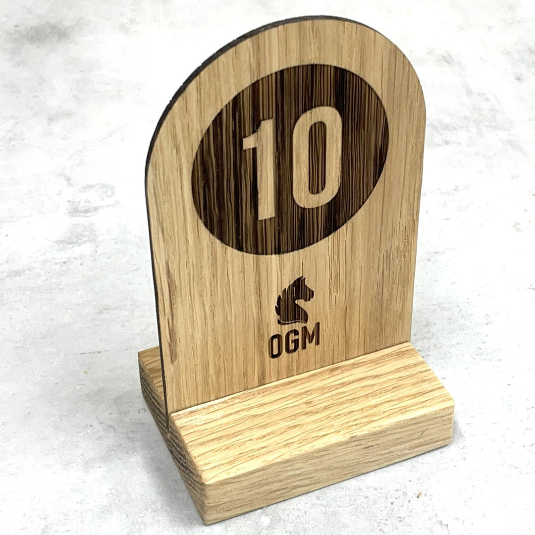 Customisable Oak Event Signage