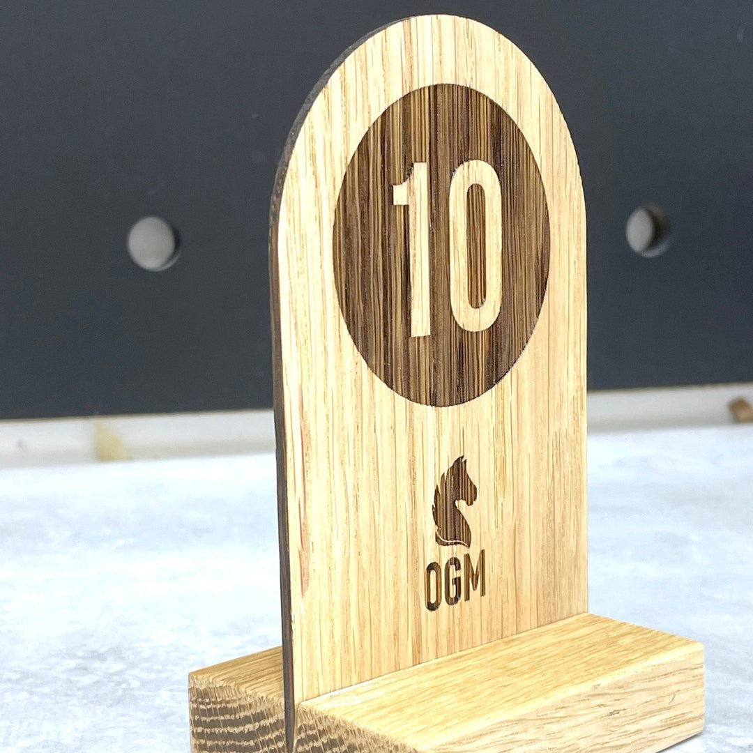 Customisable Oak Event Signage