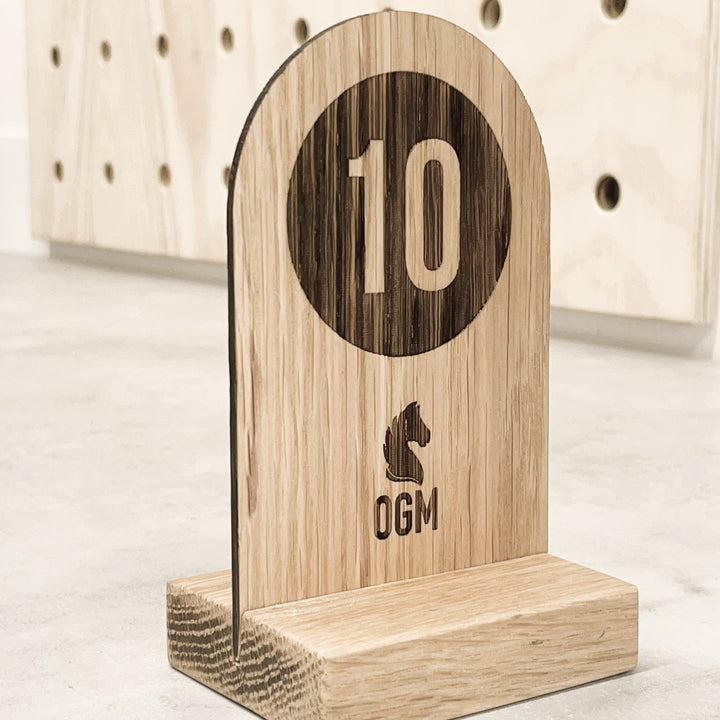 Customisable Oak Event Signage