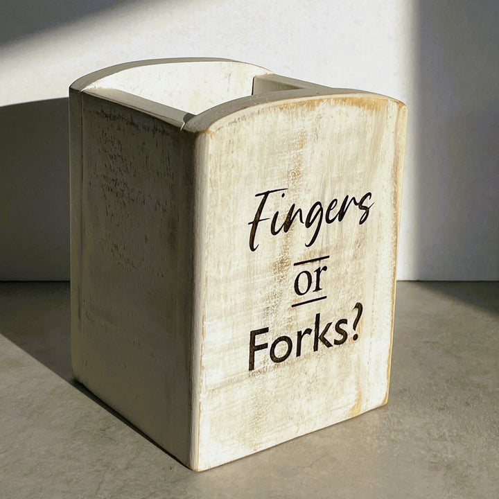 Wooden Cutlery Holder