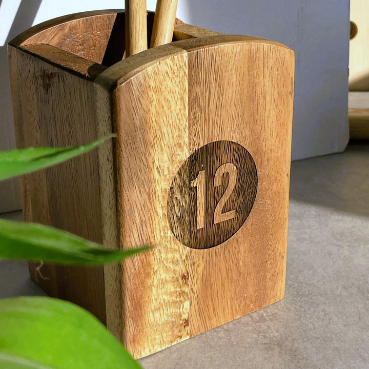 Wooden Cutlery Holder