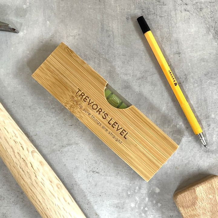 Precision Bamboo Spirit Level