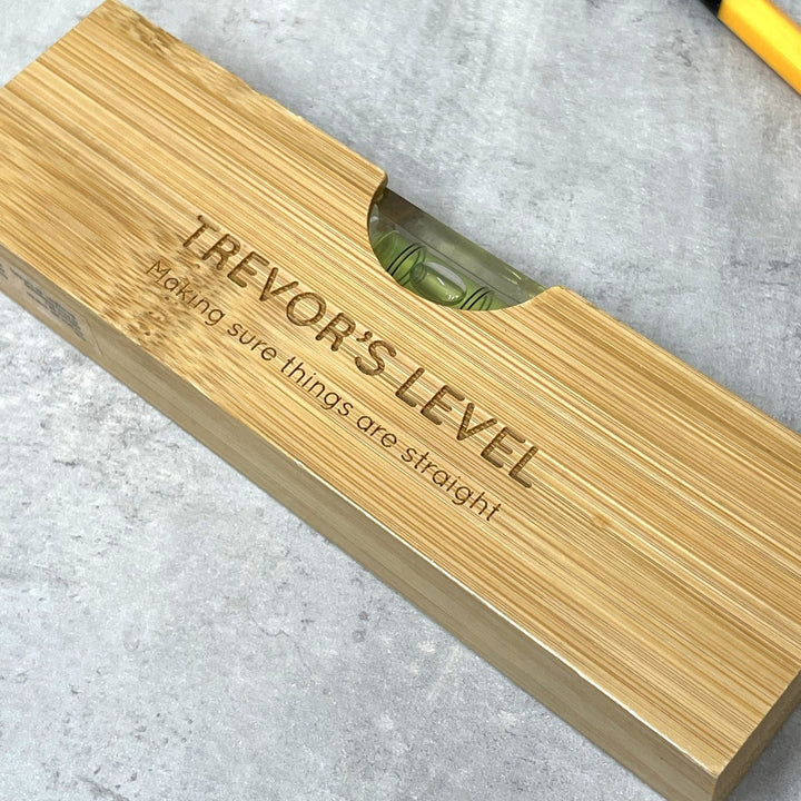 Precision Bamboo Spirit Level