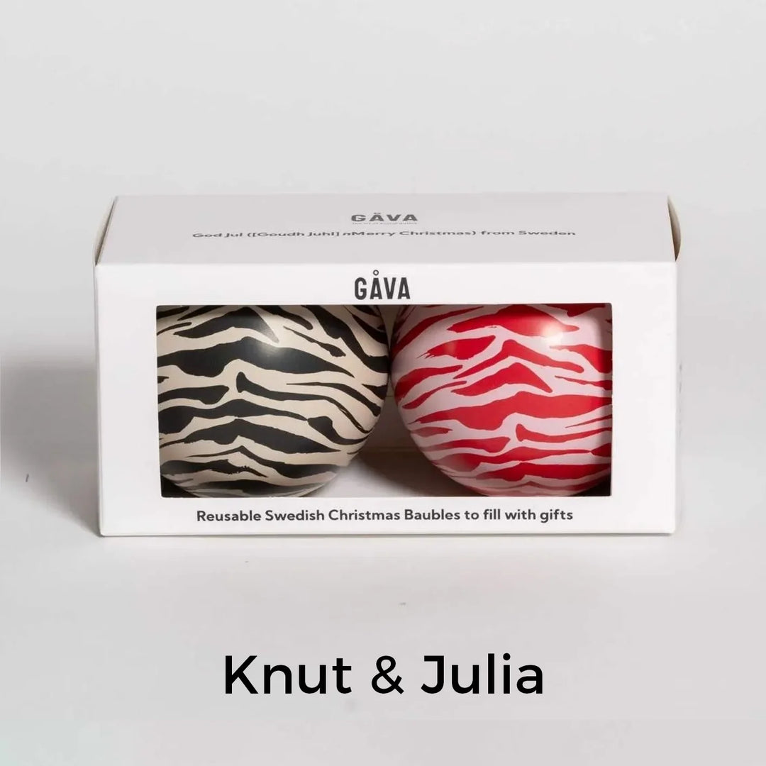 Scandinavian Chocolate Bauble Duo