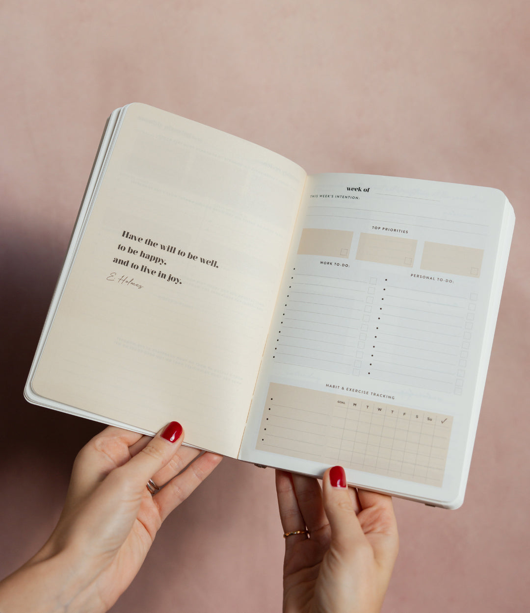 Weekly Lifestyle Planner