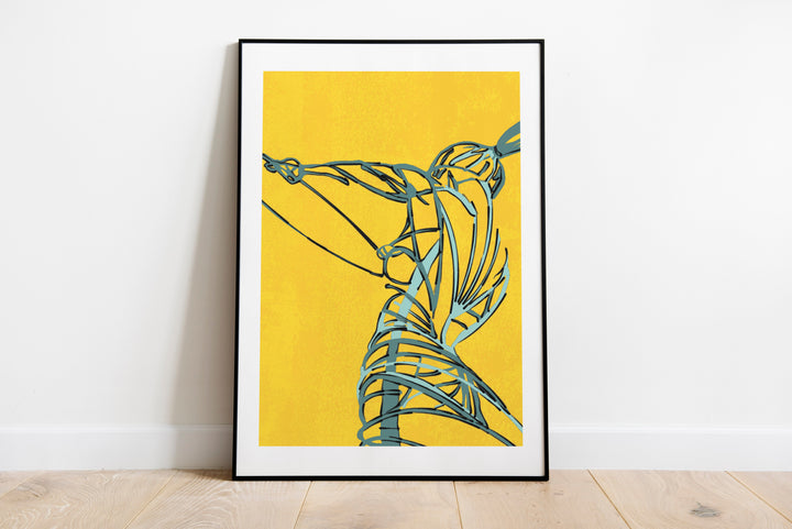 Nuala with the Hula Belfast Art Print