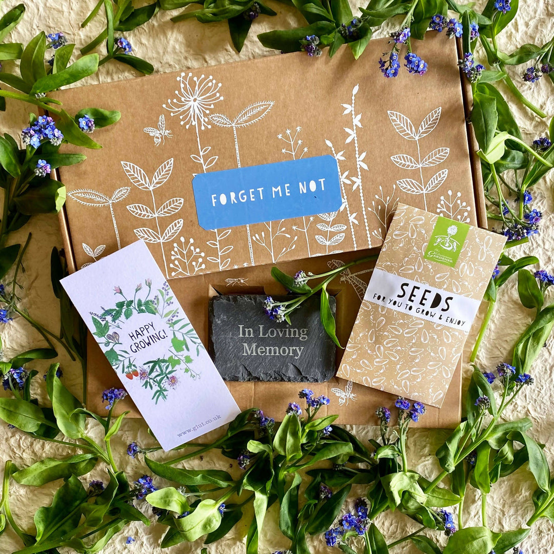 Personalised Forget-Me-Not Remembrance Gift